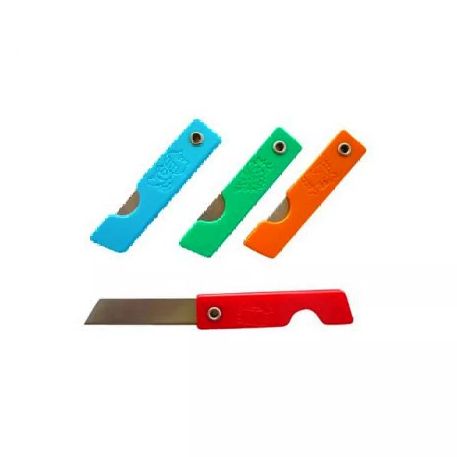 MINI CUCHILLO DE BOLSILLO PLASTICO COLORES — SDI