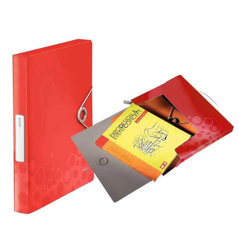 CARPETA DOCUMENTOS CAJA 30MM A4 LEITZ ROJO — Leitz