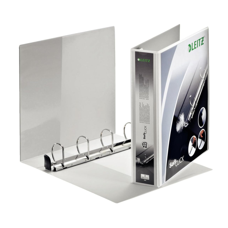 CARPETA PRESENTACION BLANCO 4 ANILLOS A4 LEITZ — Leitz