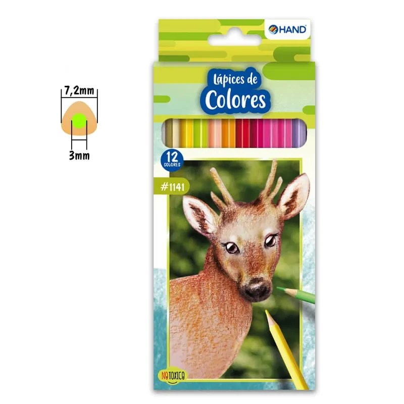 LAPICES 12 COLORES TRIANGULAR HAND — Hand