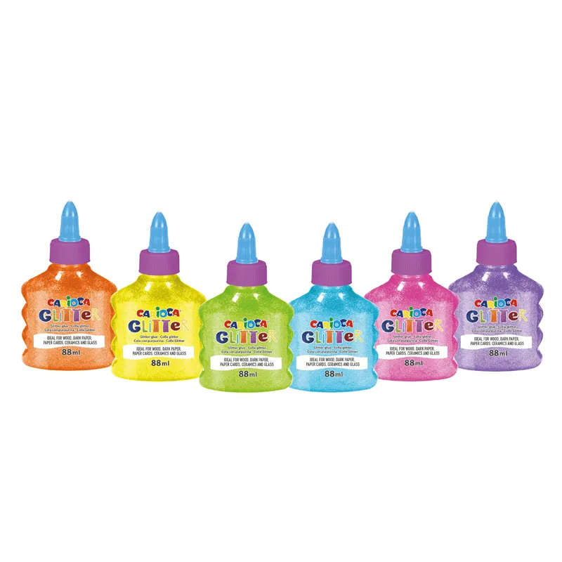 COLA GLITTER 88ML COLORES NEON CARIOCA — Carioca