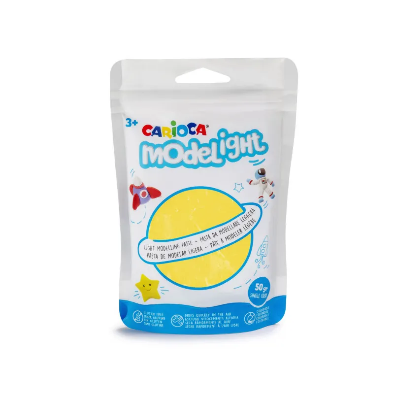PASTA MODELIGHT 50G AMARILLO CARIOCA — Carioca