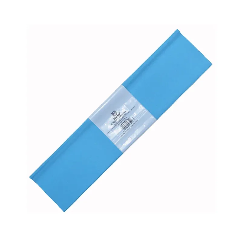 PAPEL CREPE WEROLA 50X250CM CELESTE — Werola