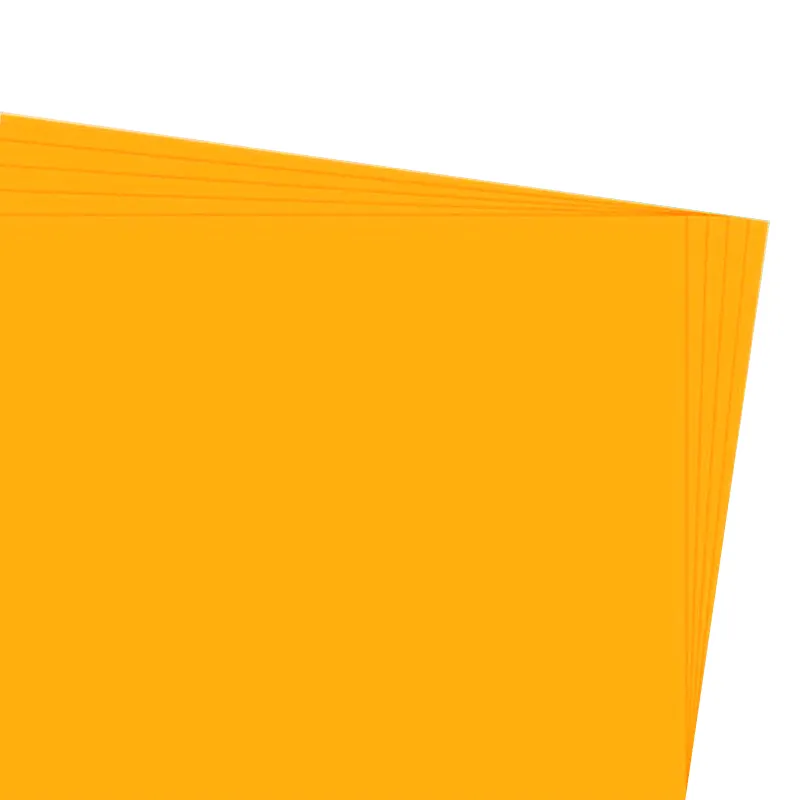 CARTON PINTADO 54X77CM 235GM AMARILLO OSCURO — Hand