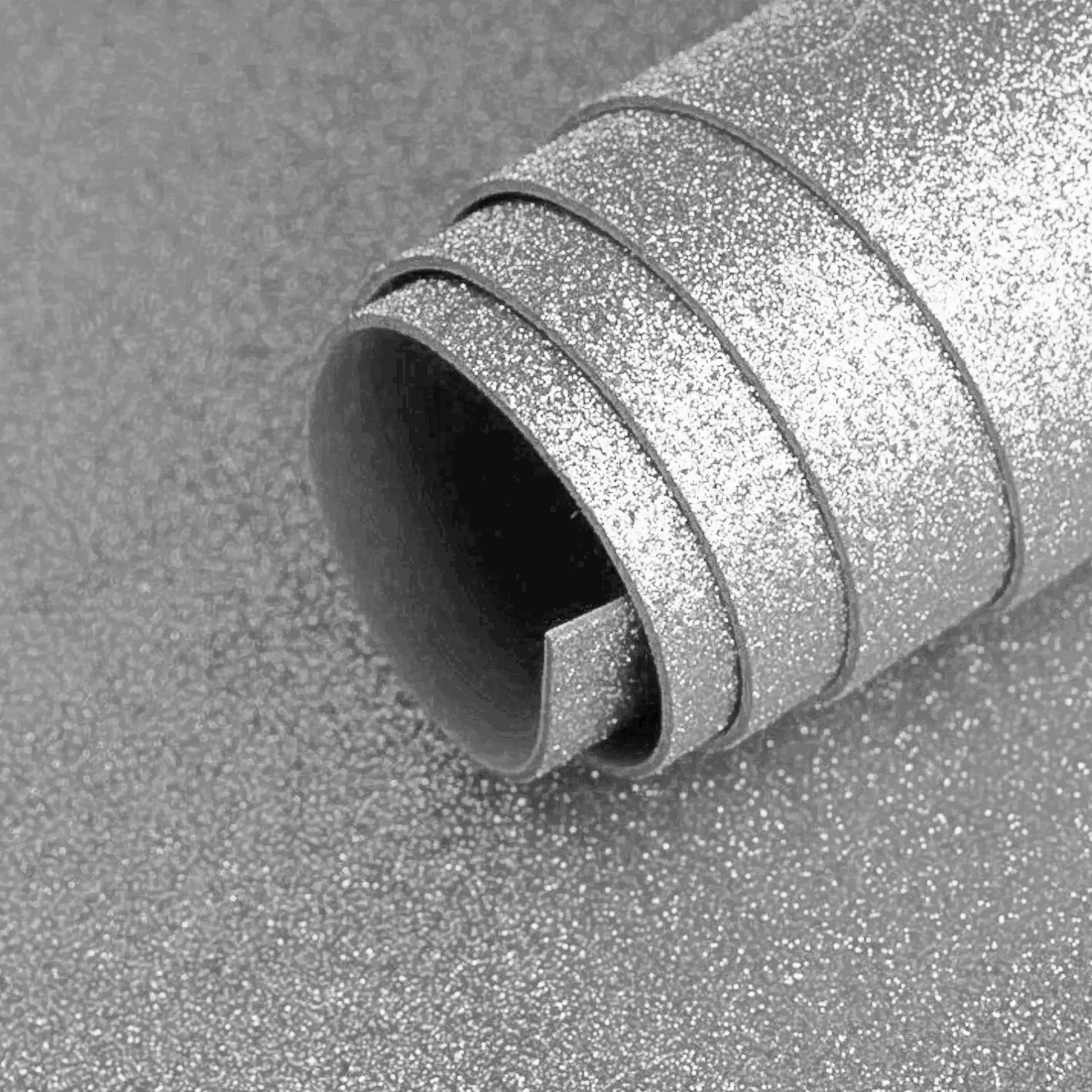 GOMA EVA GLITTER HAND 20X30CM X 2MM PLATA — Hand