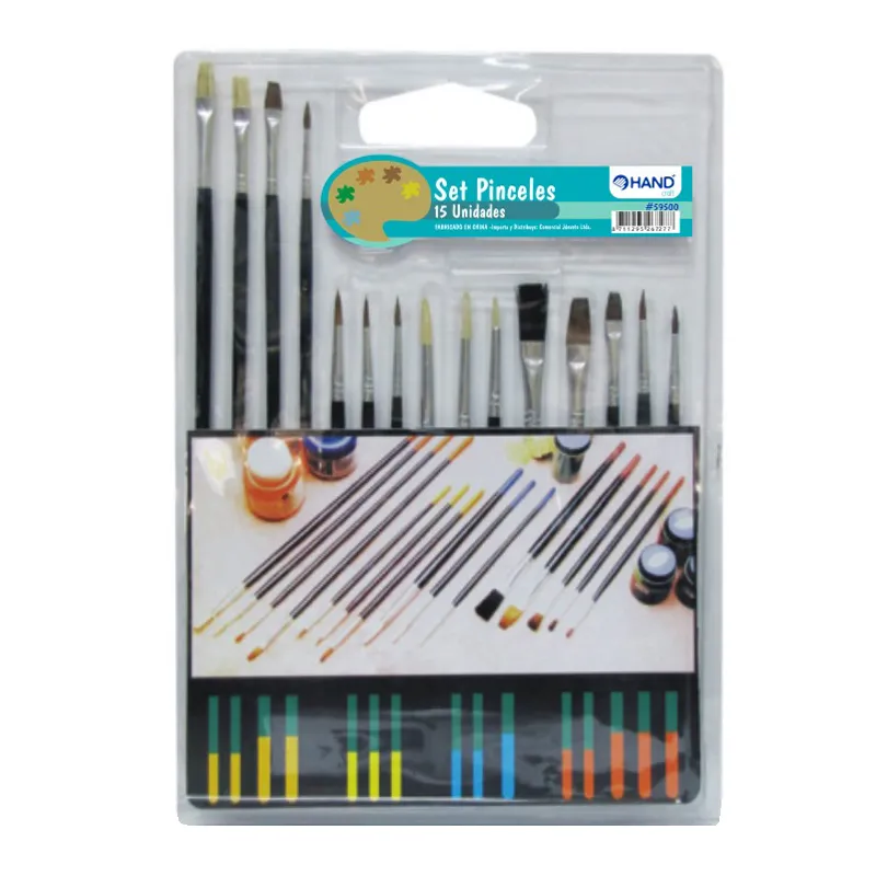 SET DE PINCELES 15UNIS HAND — Hand