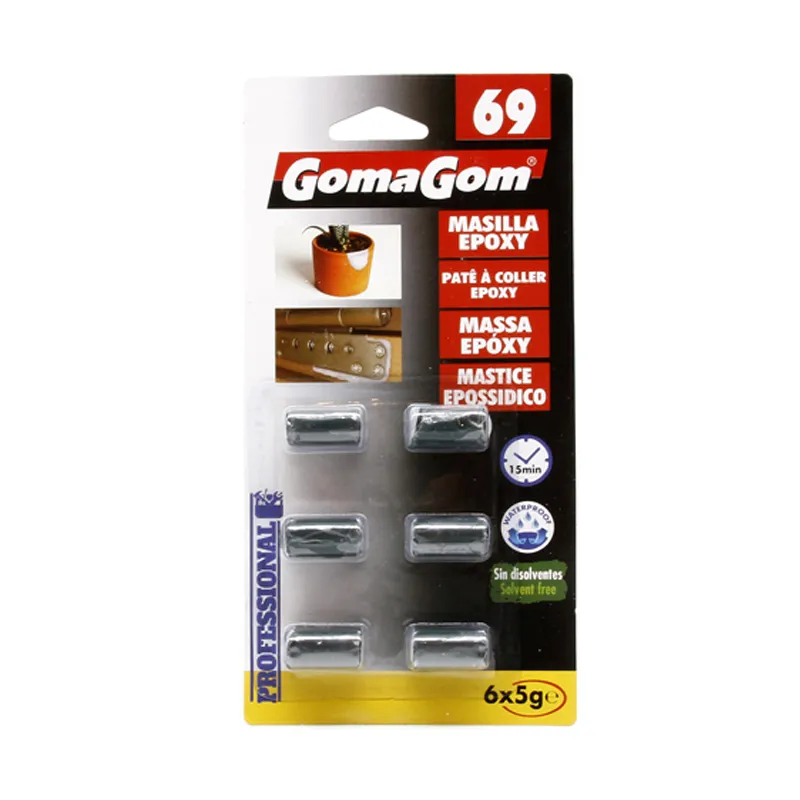 MASILLA EPOXICA 6X5GM GOMAGOM N°69 — GomaGom