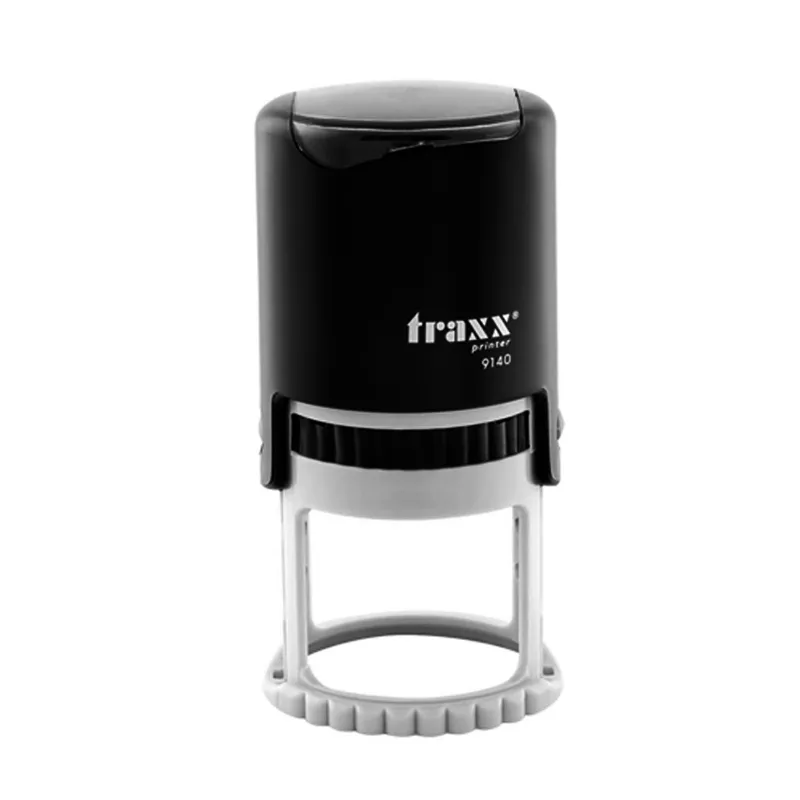 SELLO AUTOMATICO TEXTO 40MM NEGRA TRAXX — Traxx