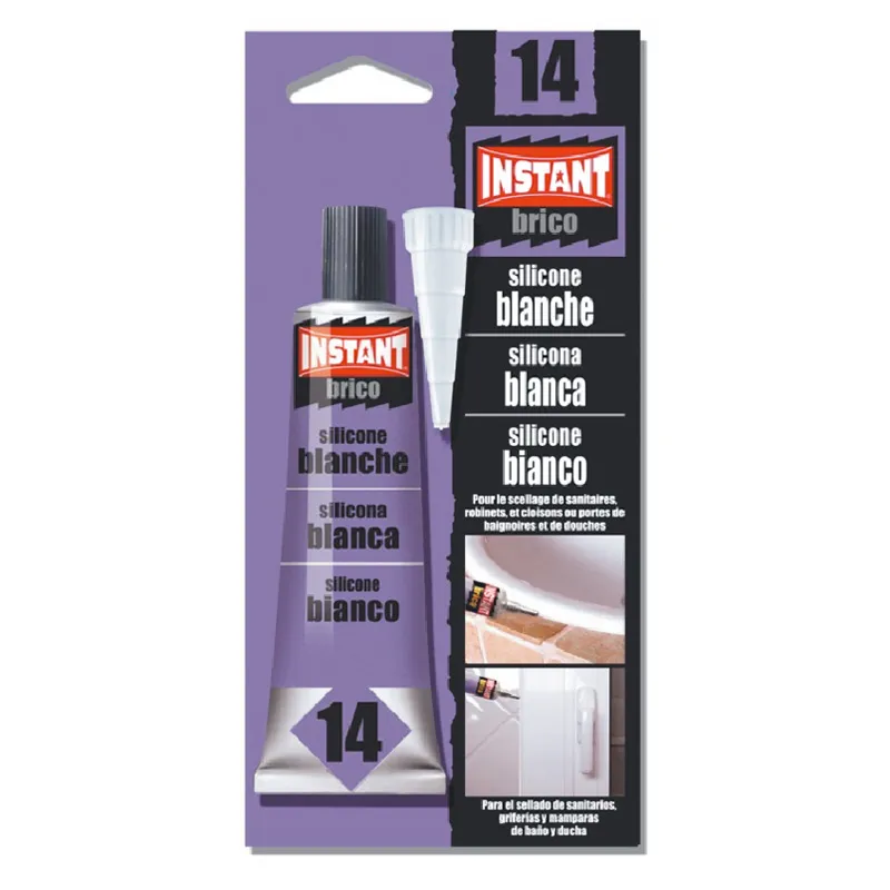 SELLADOR SILICONA BLANCA 30ML 14 INSTANT — Genérico