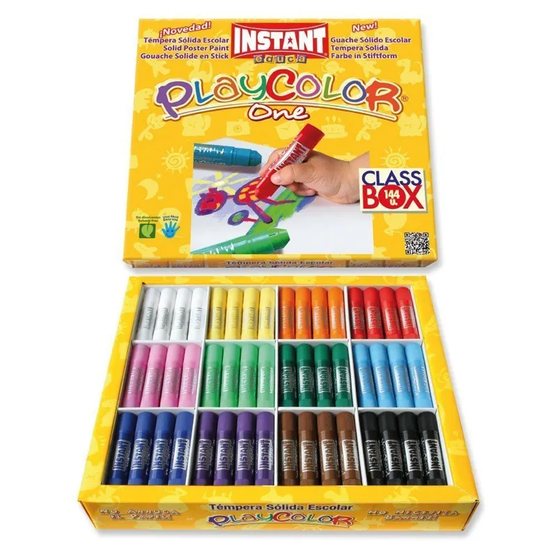 TEMPERA SOLIDA 144UNIS CLASS BOX PLAYCOLOR — Instant