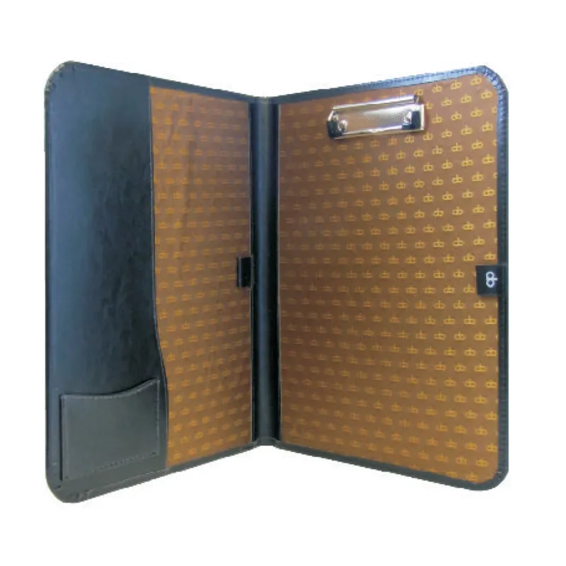 CARPETA TAMAÑO OFICIO CON APRETADOR, NEGRO — Dommo Burano