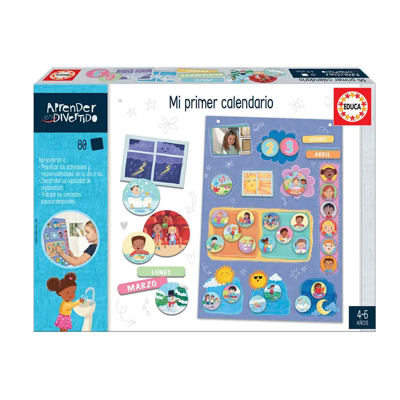 APRENDER DIVERTIDO +4 MI PRIMER CALENDARIO — Educa Borras