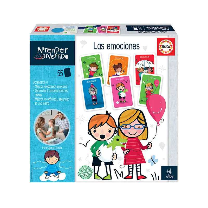 APRENDER DIVERTIDO +4 LAS EMOCIONES — Educa Borras