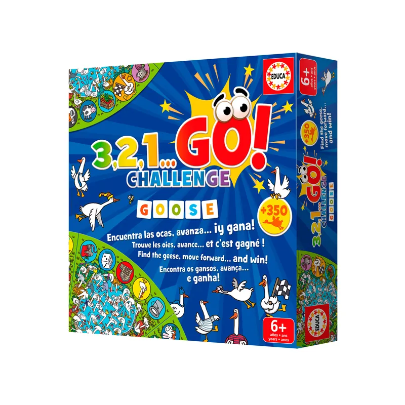 JUEGO CHALLENGE, 3, 2, 1 GO GOOSE — Educa Borras